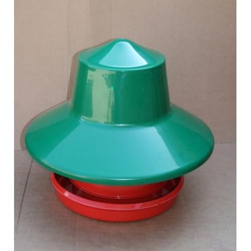 22 / 25 Kg Plastic Outdoor Poultry Tube Feeder With Hat