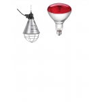 Aluminium Infra Red Brooder Lamp with 150w Bulb. 