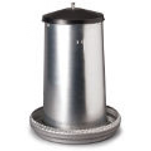 40 Kg Galvanised Tube Feeder For Chickens Turkeys
