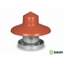 Galvanised Feeder & Rain Hat - 10kg Capacity. 