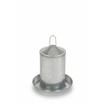 Stainless Steel Poultry Drinker. 4 Litre Capacity.