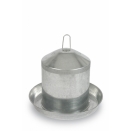 Stainless Steel Poultry Drinker. 8 Litre Capacity.