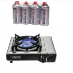Portable Stove & 4 Gas Offer
