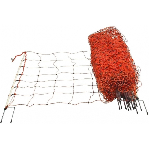 50m x 90cm Orange Electric Sheep Netting.