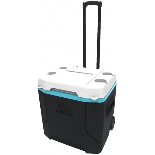 54 Qt Wheeled Cooler Box. Igloo Maxcold Profile 54 5 Day Cooler
