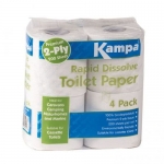 Kampa Rapid Dissolve Porta Toilet Paper – 4 Pack