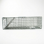 Mink Cage Trap. Single Entry. Green & with Solid Door Mink Cage Trap. Single Entry. Green & with Solid Door