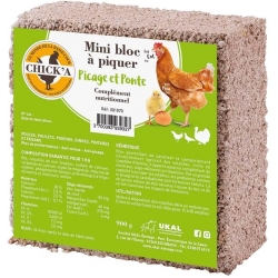 Mineral Peck Block for Poultry. 900g Mineral Peck Block for Poultry. 900g