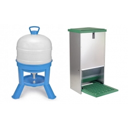 20 Kg Treadle Feeder & 30 Litre Drinker Combo. 